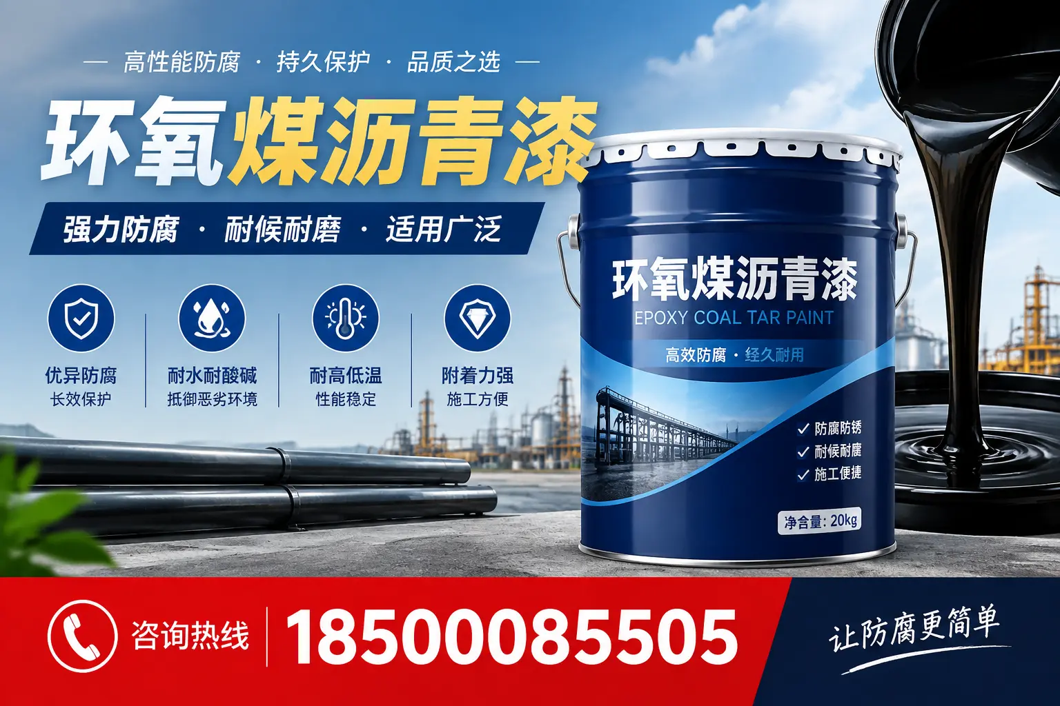 环氧煤沥青漆在不同气候条件下的表现分析,邢台适用性